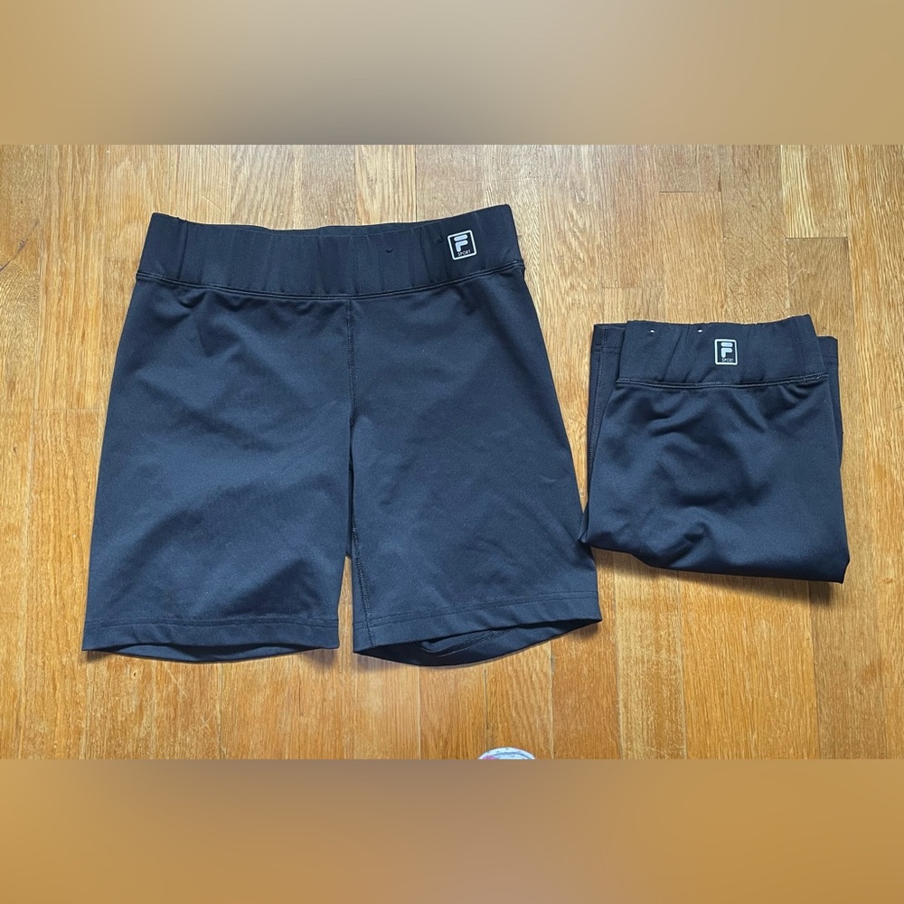 2 Size Small Fila Spandex Shorts
